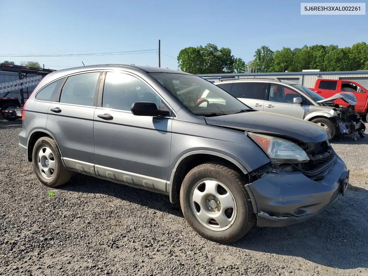 2010 Honda Cr-V Lx VIN: 5J6RE3H3XAL002261 Lot: 50213314