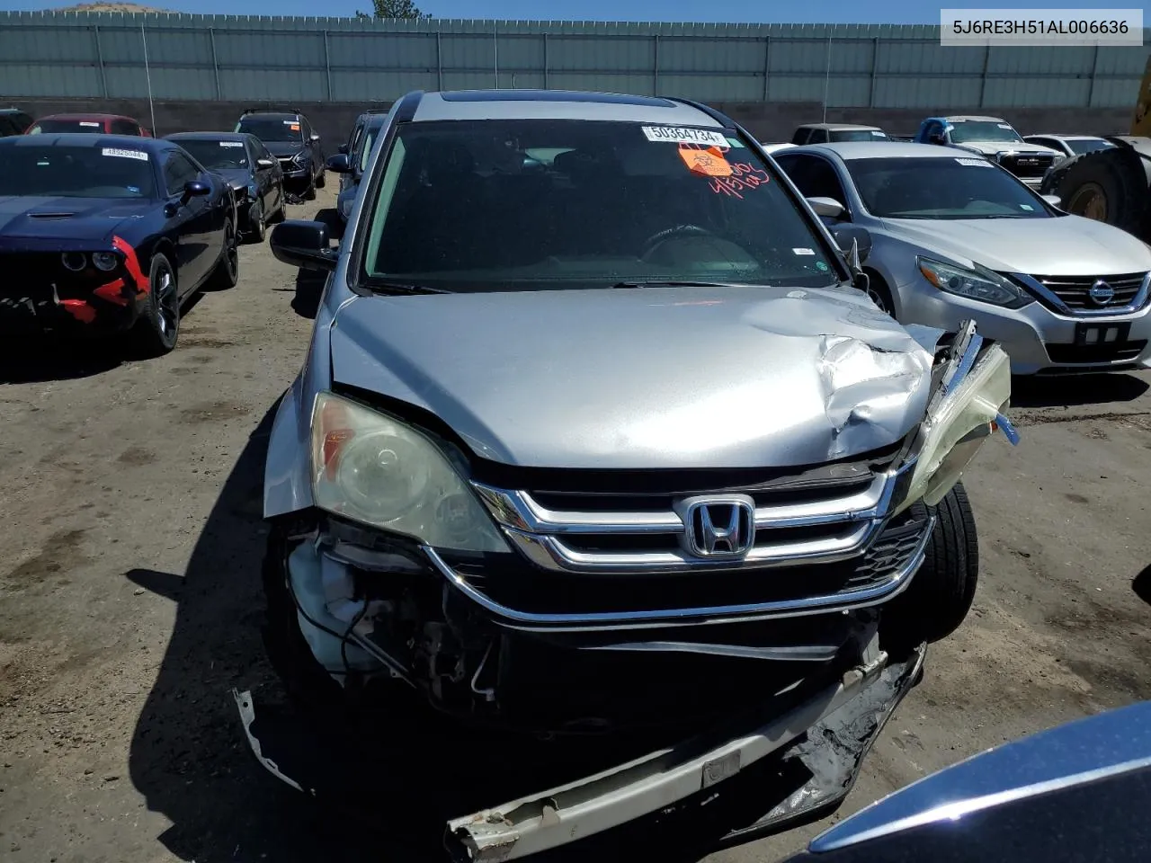 2010 Honda Cr-V Ex VIN: 5J6RE3H51AL006636 Lot: 50364734