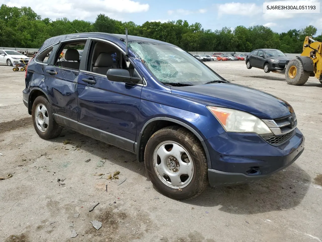 2010 Honda Cr-V Lx VIN: 5J6RE3H30AL051193 Lot: 53583954