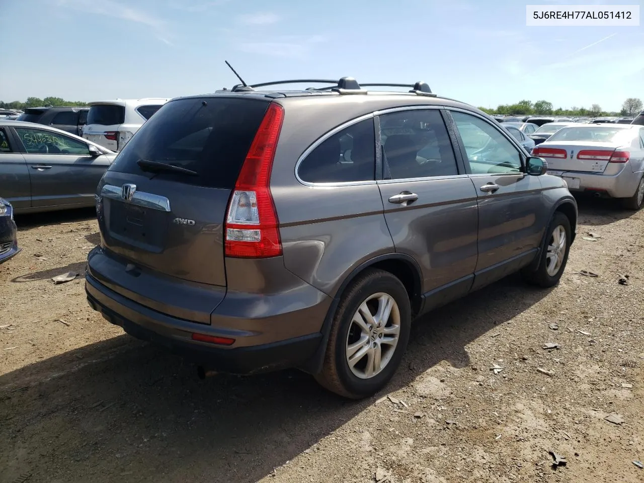 2010 Honda Cr-V Exl VIN: 5J6RE4H77AL051412 Lot: 54318624