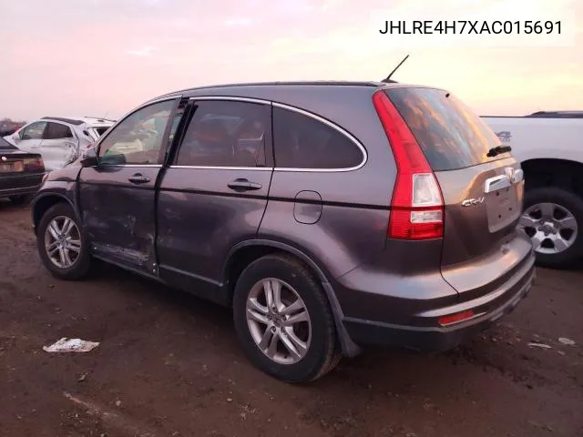 JHLRE4H7XAC015691 2010 Honda Cr-V Exl