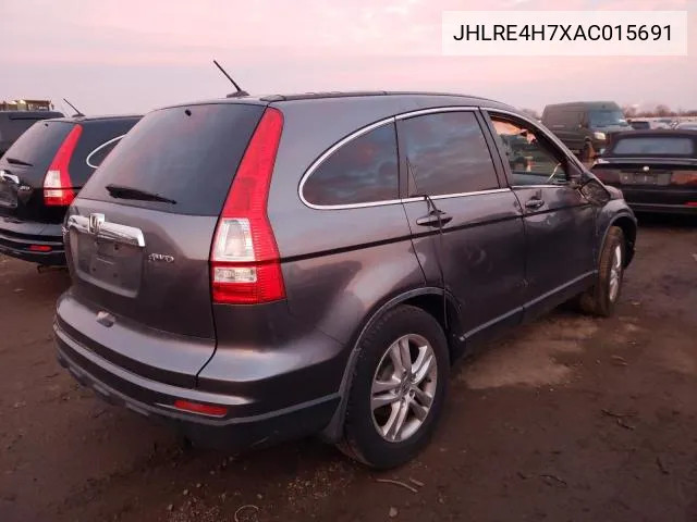 JHLRE4H7XAC015691 2010 Honda Cr-V Exl