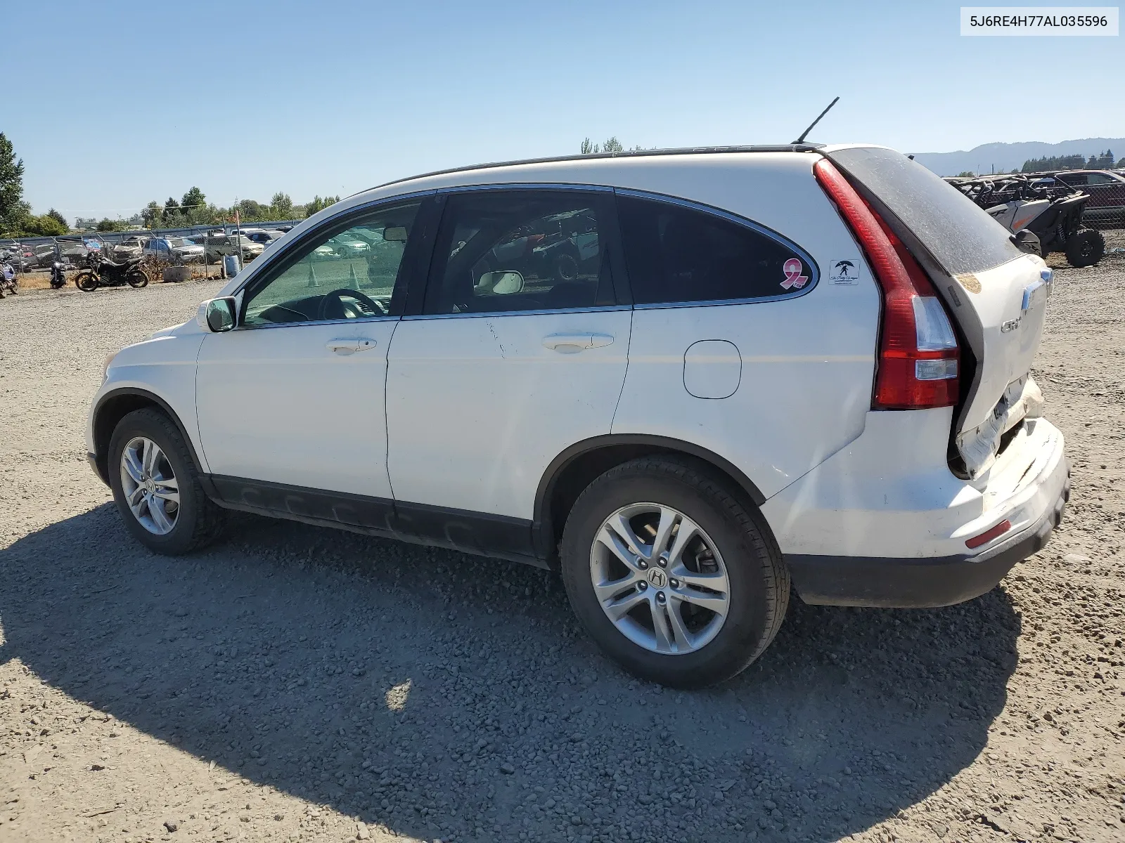 2010 Honda Cr-V Exl VIN: 5J6RE4H77AL035596 Lot: 59934204