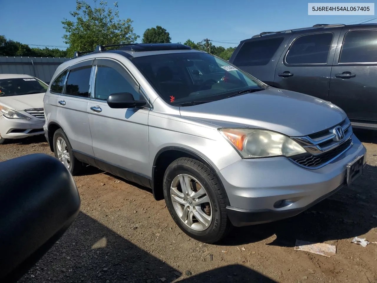 2010 Honda Cr-V Ex VIN: 5J6RE4H54AL067405 Lot: 61033404