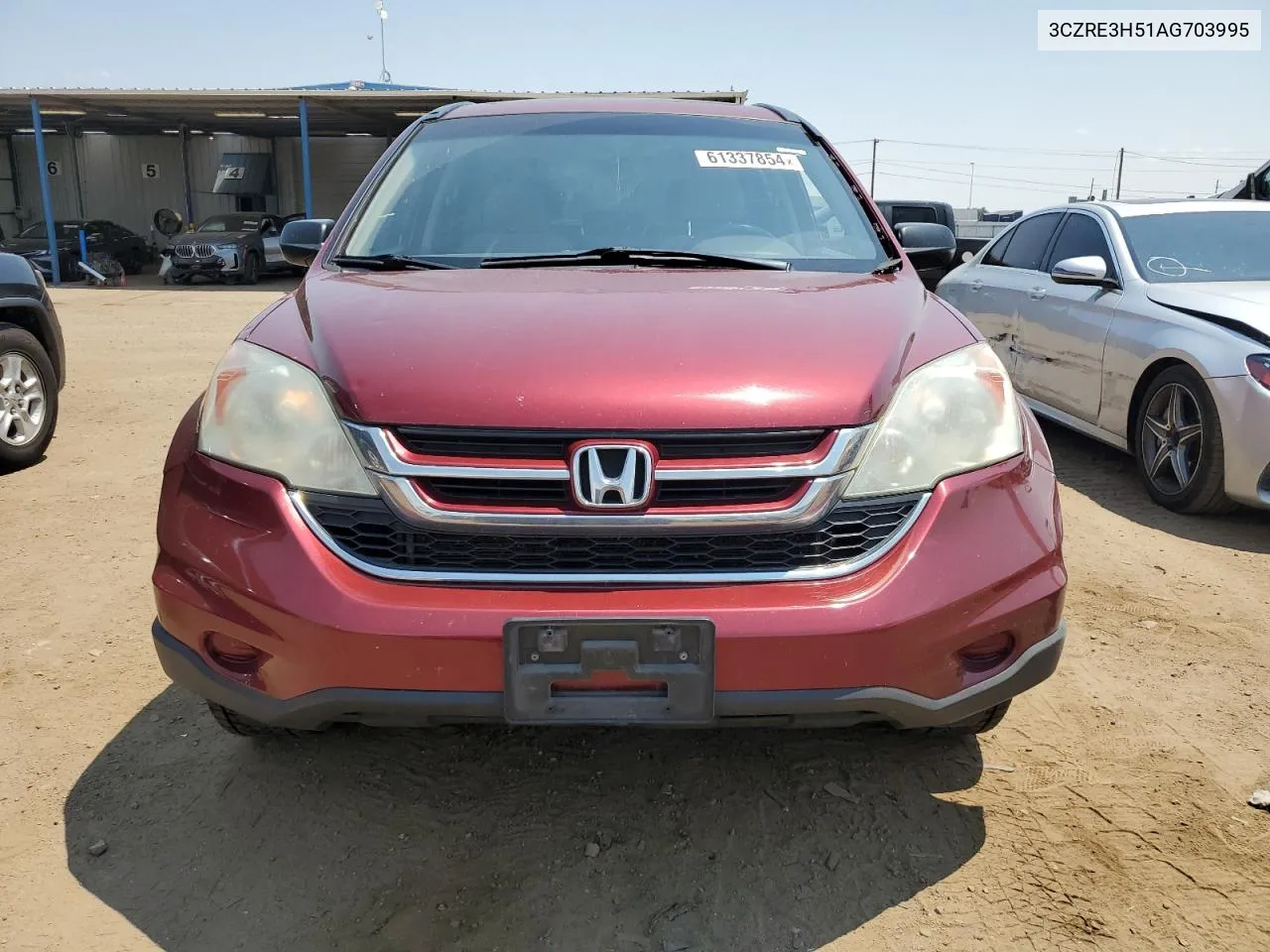 2010 Honda Cr-V Ex VIN: 3CZRE3H51AG703995 Lot: 61337854