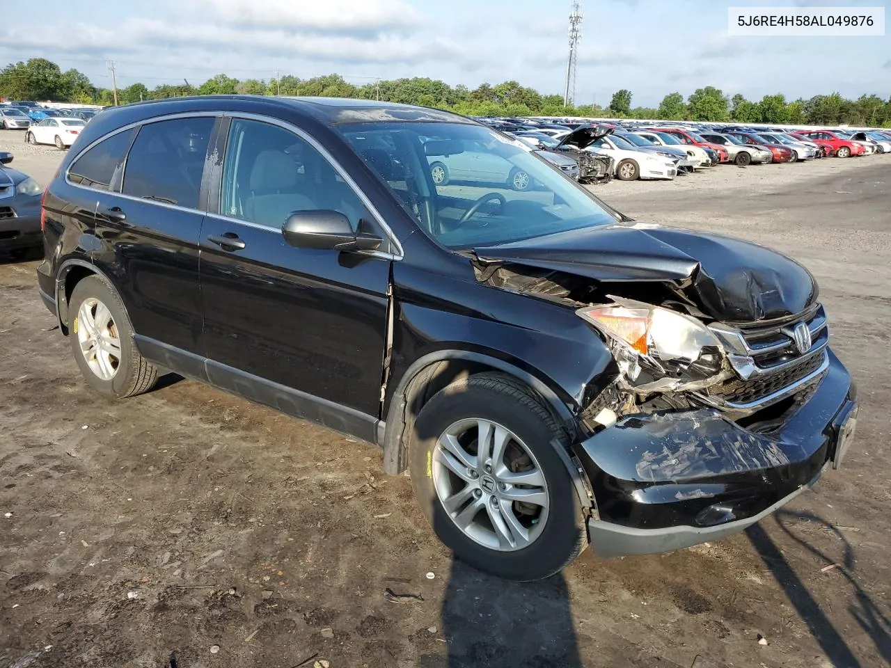 2010 Honda Cr-V Ex VIN: 5J6RE4H58AL049876 Lot: 62390254