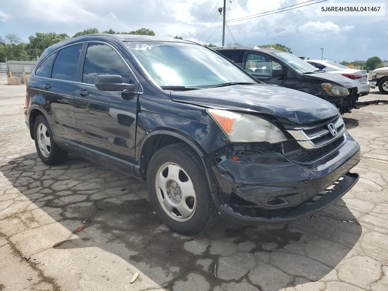 2010 Honda Cr-V Lx VIN: 5J6RE4H38AL041467 Lot: 62431614