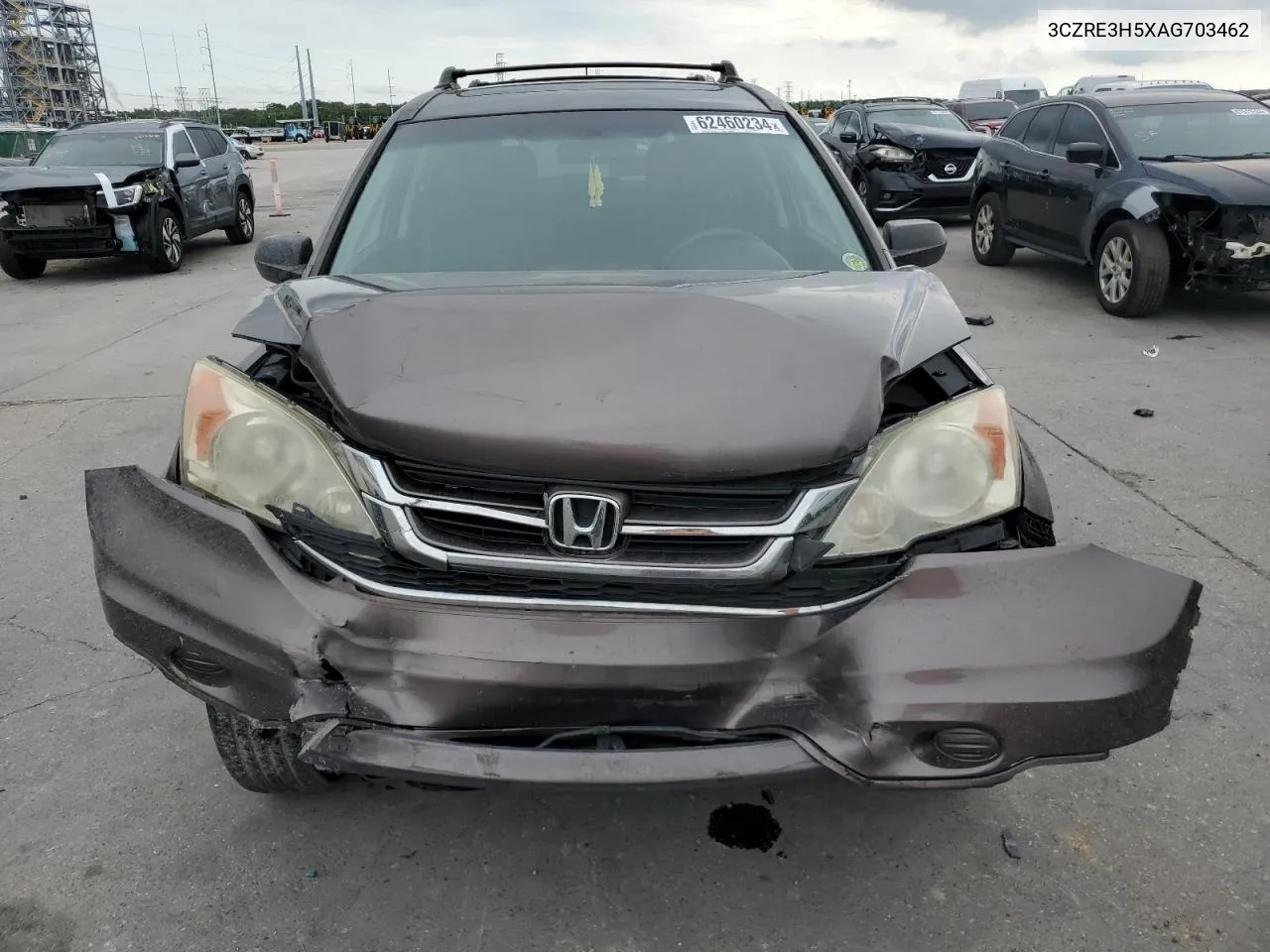 2010 Honda Cr-V Ex VIN: 3CZRE3H5XAG703462 Lot: 62460234