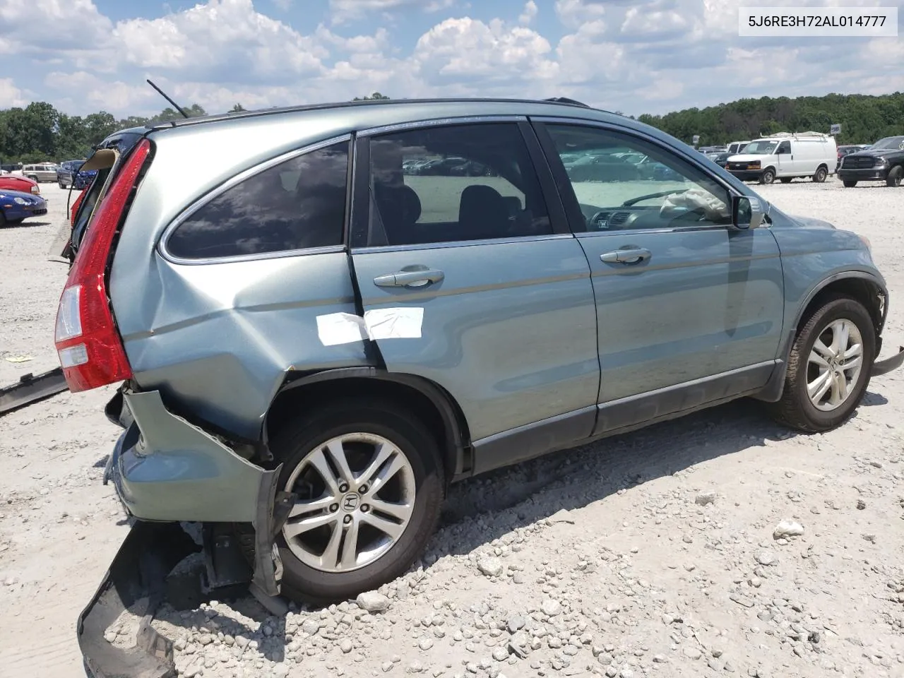 2010 Honda Cr-V Exl VIN: 5J6RE3H72AL014777 Lot: 62538294