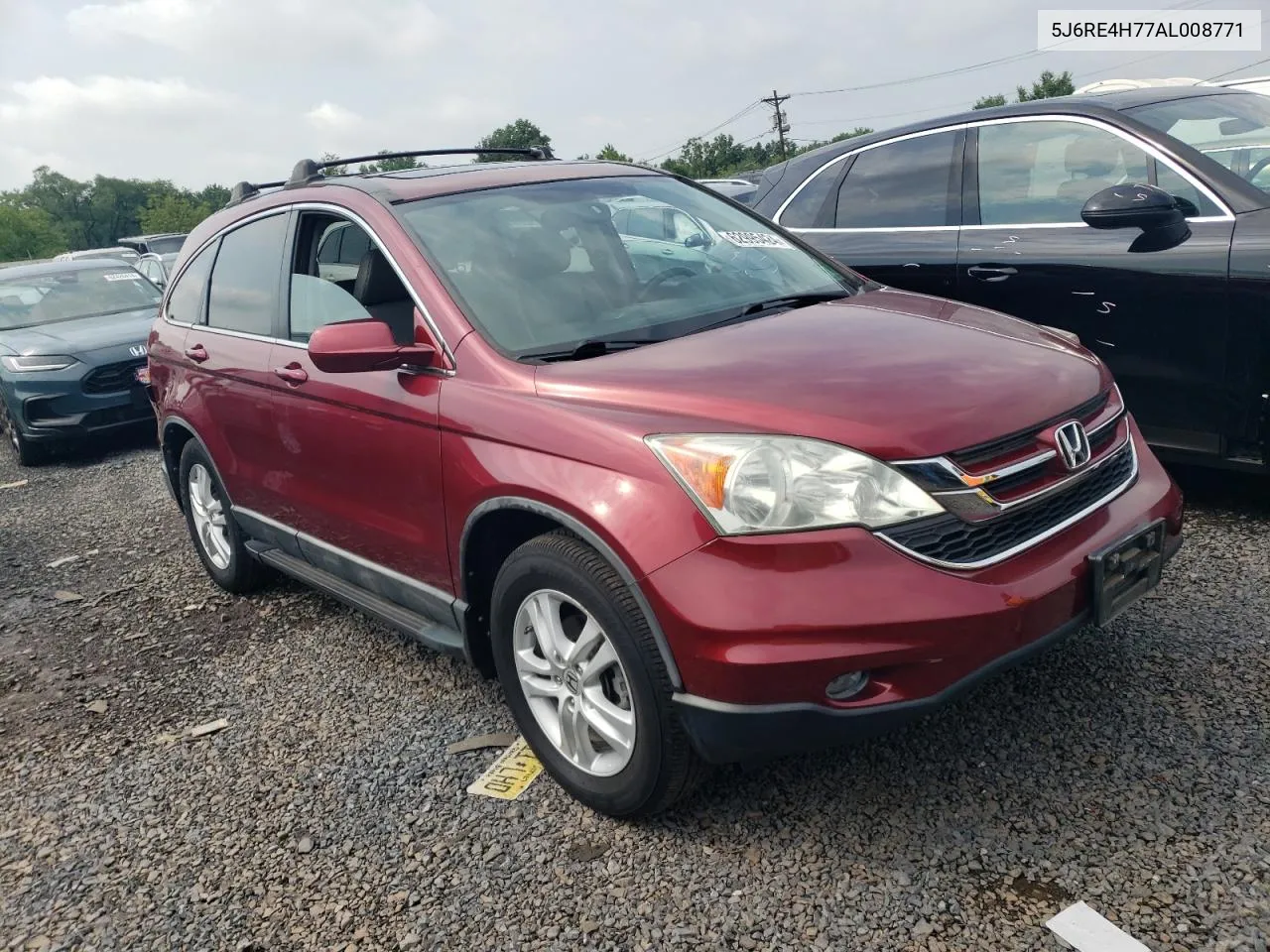 2010 Honda Cr-V Exl VIN: 5J6RE4H77AL008771 Lot: 62995424