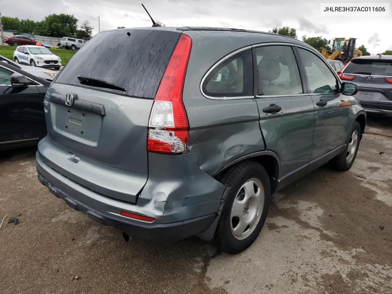 2010 Honda Cr-V Lx VIN: JHLRE3H37AC011606 Lot: 63465584