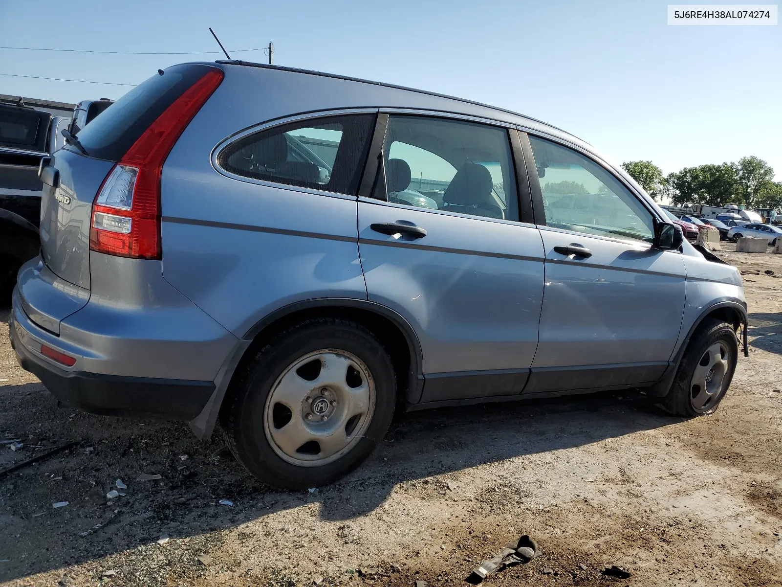 2010 Honda Cr-V Lx VIN: 5J6RE4H38AL074274 Lot: 63856034