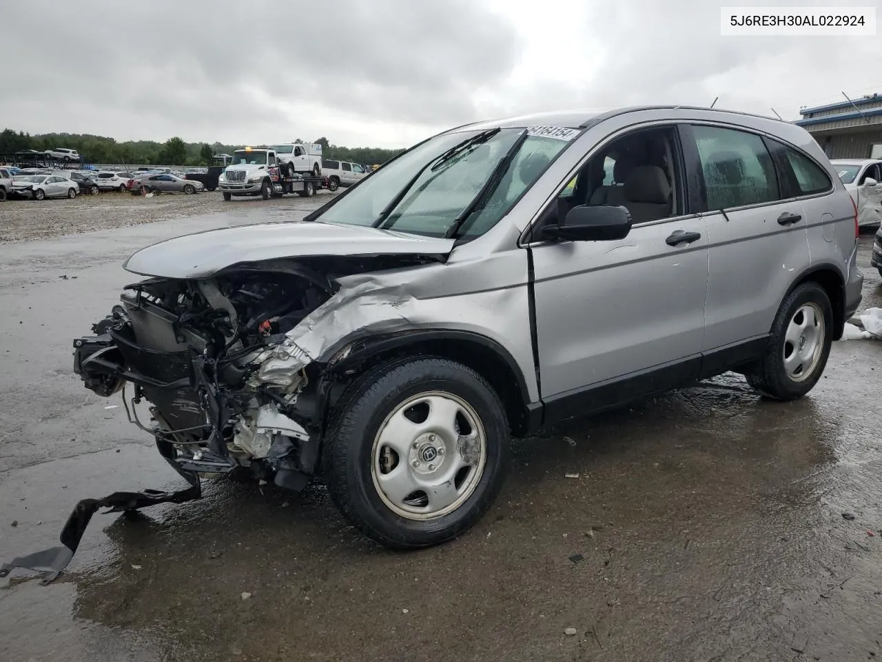 2010 Honda Cr-V Lx VIN: 5J6RE3H30AL022924 Lot: 64164154