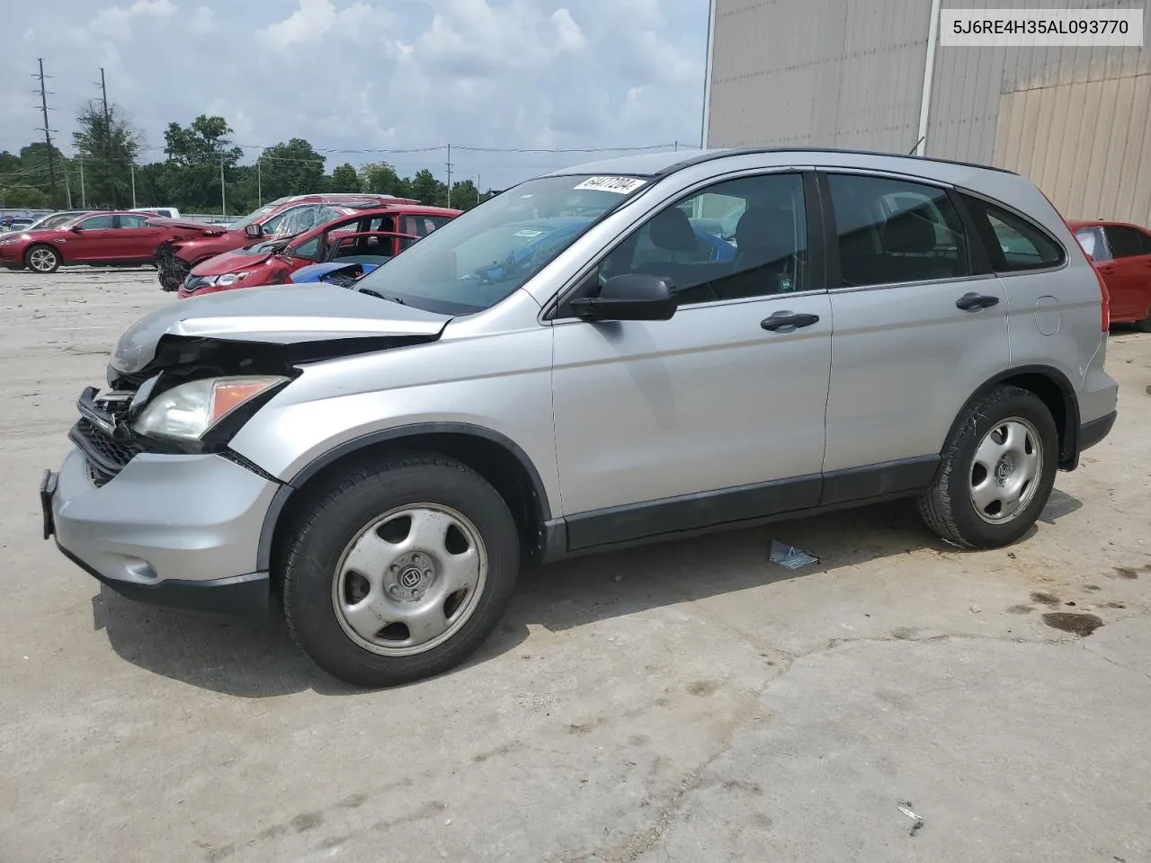 2010 Honda Cr-V Lx VIN: 5J6RE4H35AL093770 Lot: 64477204