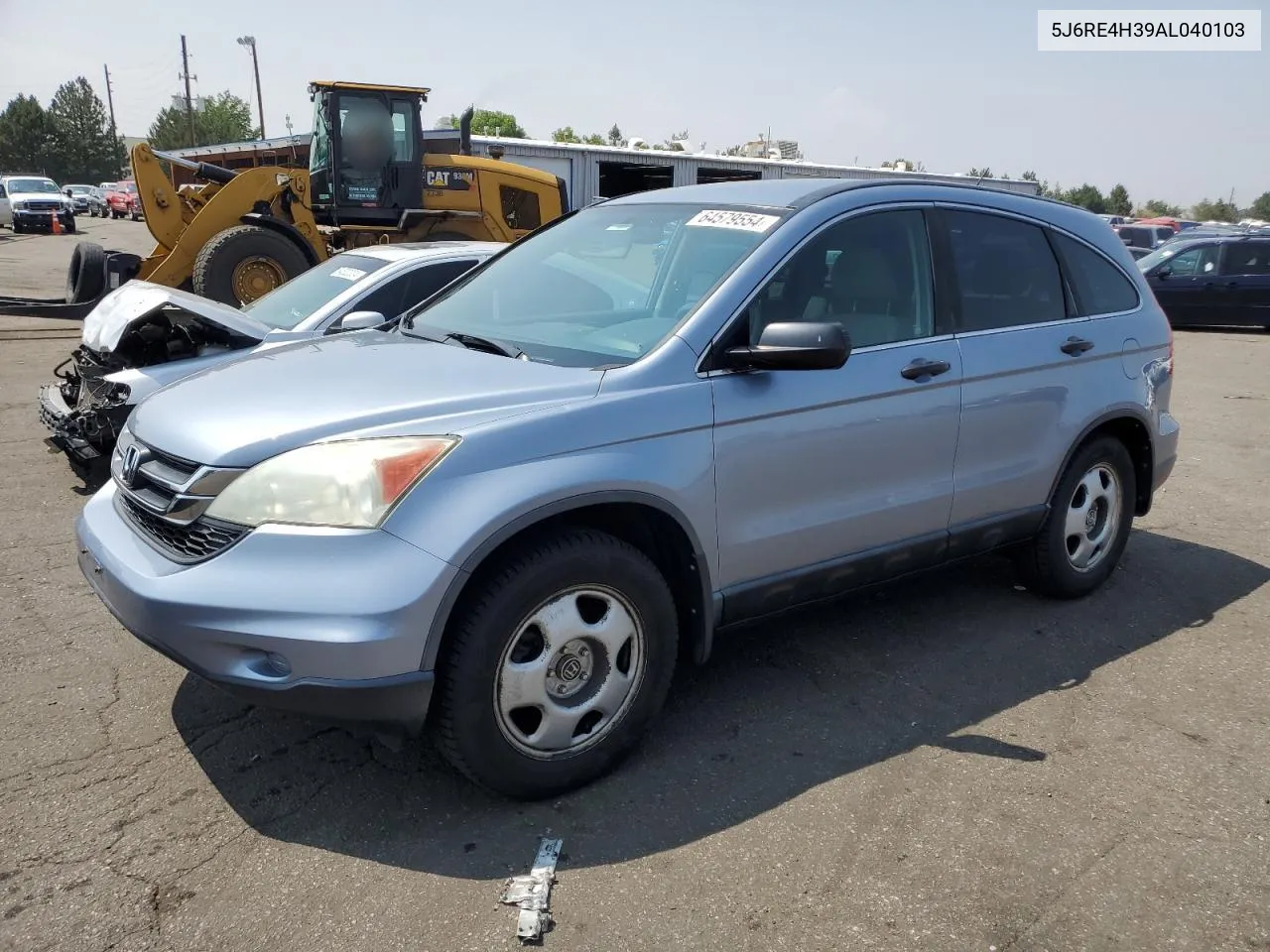 2010 Honda Cr-V Lx VIN: 5J6RE4H39AL040103 Lot: 64579554