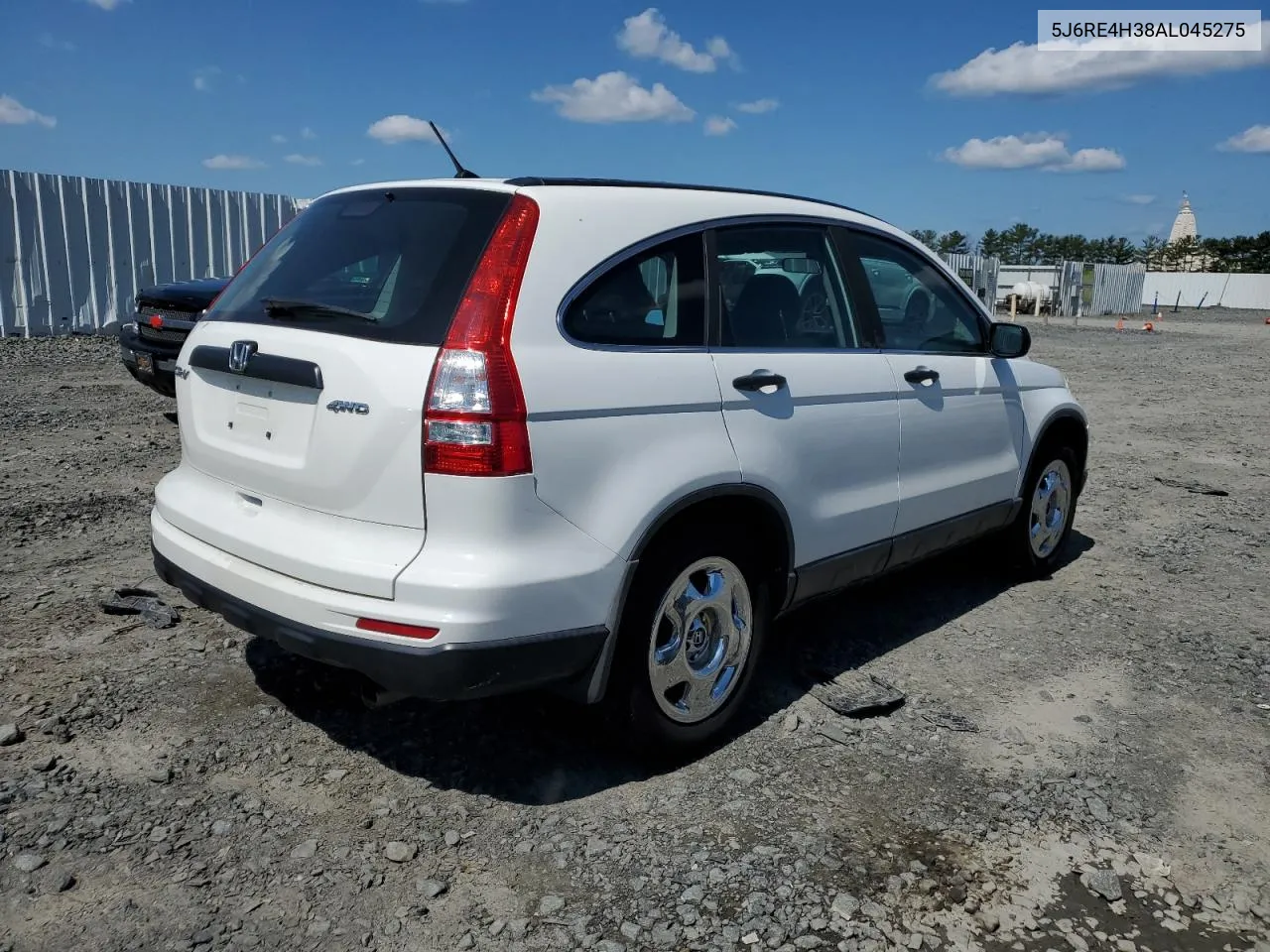 2010 Honda Cr-V Lx VIN: 5J6RE4H38AL045275 Lot: 66075634