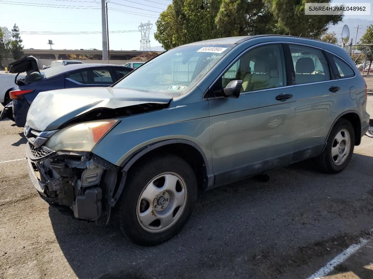 2010 Honda Cr-V Lx VIN: 5J6RE4H39AL048962 Lot: 66349394