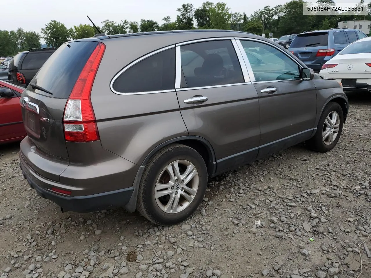 2010 Honda Cr-V Exl VIN: 5J6RE4H72AL035831 Lot: 67196824