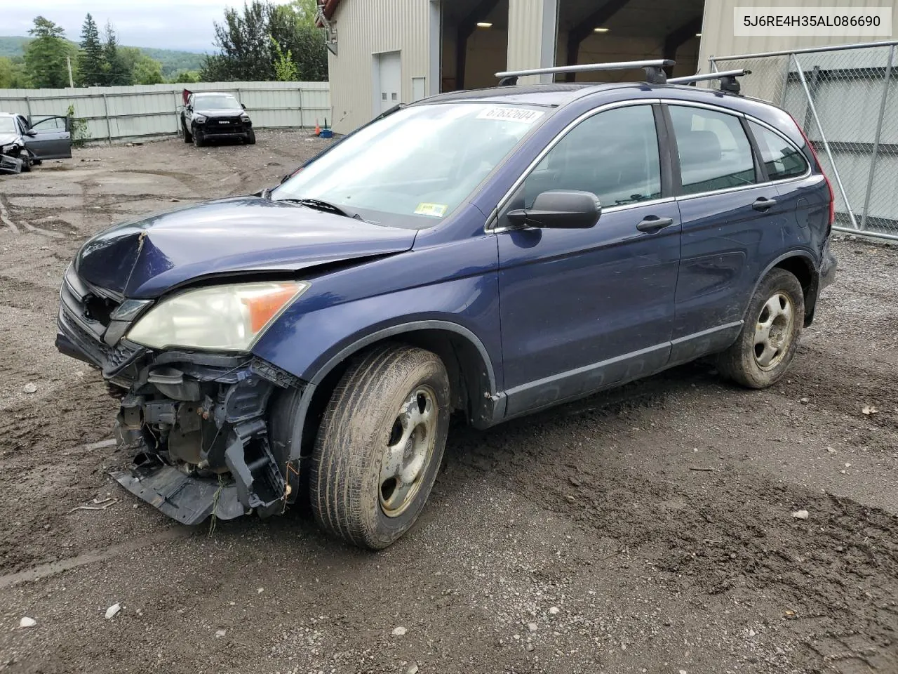 2010 Honda Cr-V Lx VIN: 5J6RE4H35AL086690 Lot: 67632604