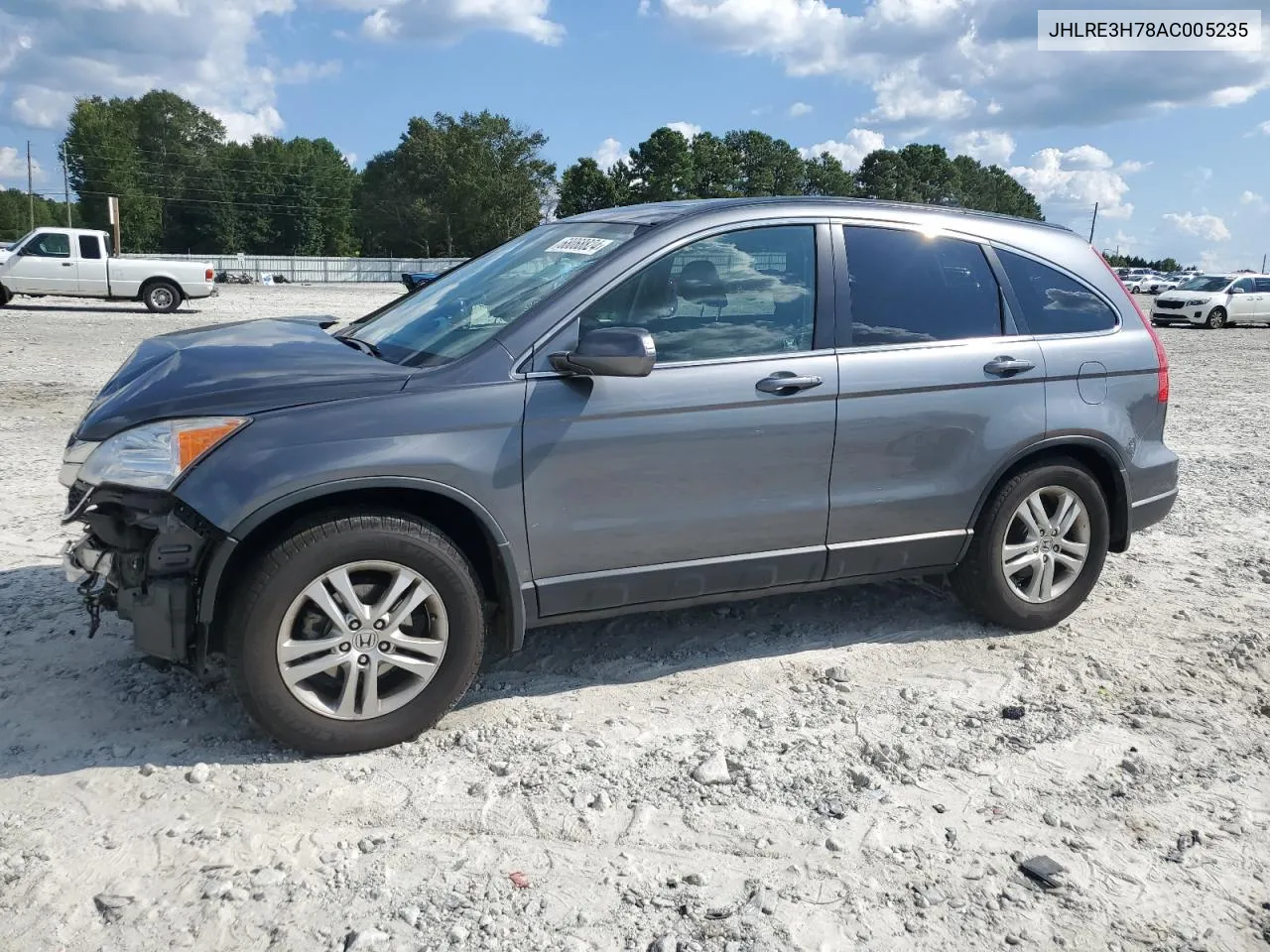 2010 Honda Cr-V Exl VIN: JHLRE3H78AC005235 Lot: 68068824