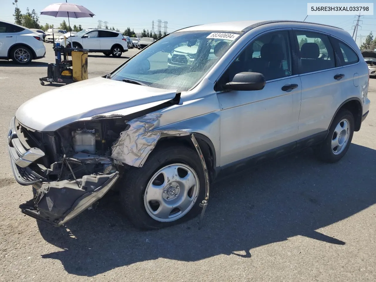 5J6RE3H3XAL033798 2010 Honda Cr-V Lx