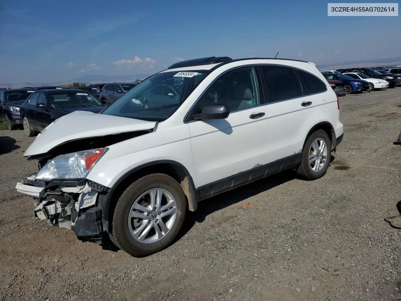 2010 Honda Cr-V Ex VIN: 3CZRE4H55AG702614 Lot: 68649504