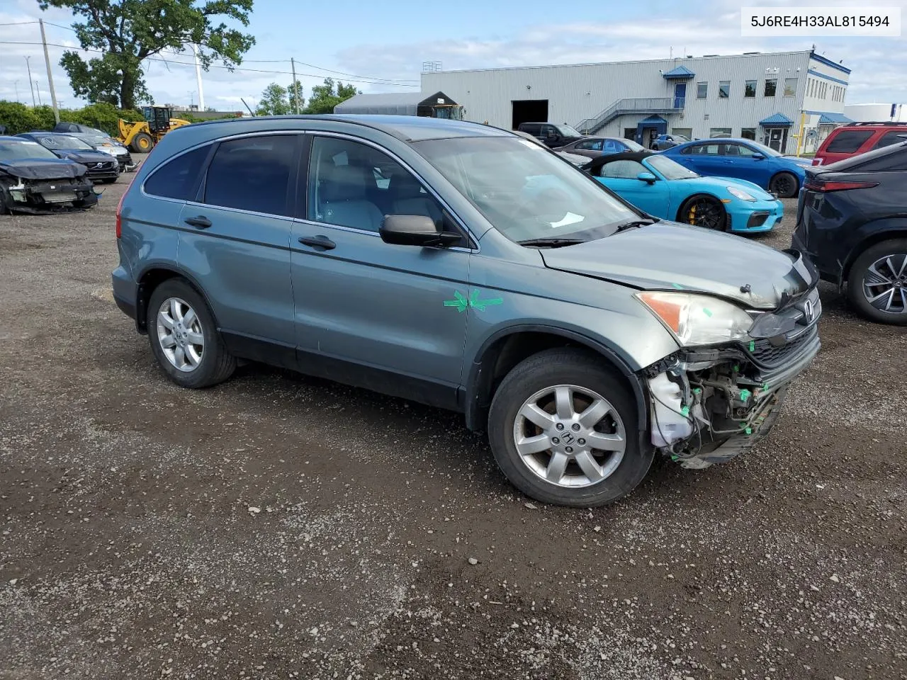 2010 Honda Cr-V Lx VIN: 5J6RE4H33AL815494 Lot: 68721694