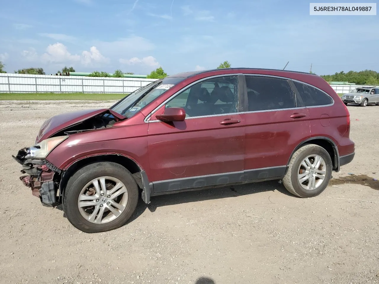 2010 Honda Cr-V Exl VIN: 5J6RE3H78AL049887 Lot: 68771334