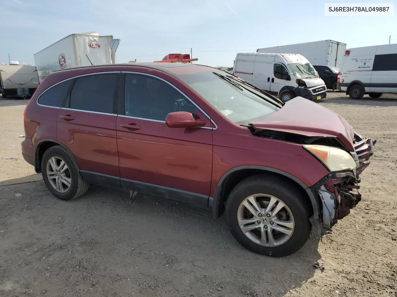 2010 Honda Cr-V Exl VIN: 5J6RE3H78AL049887 Lot: 68771334