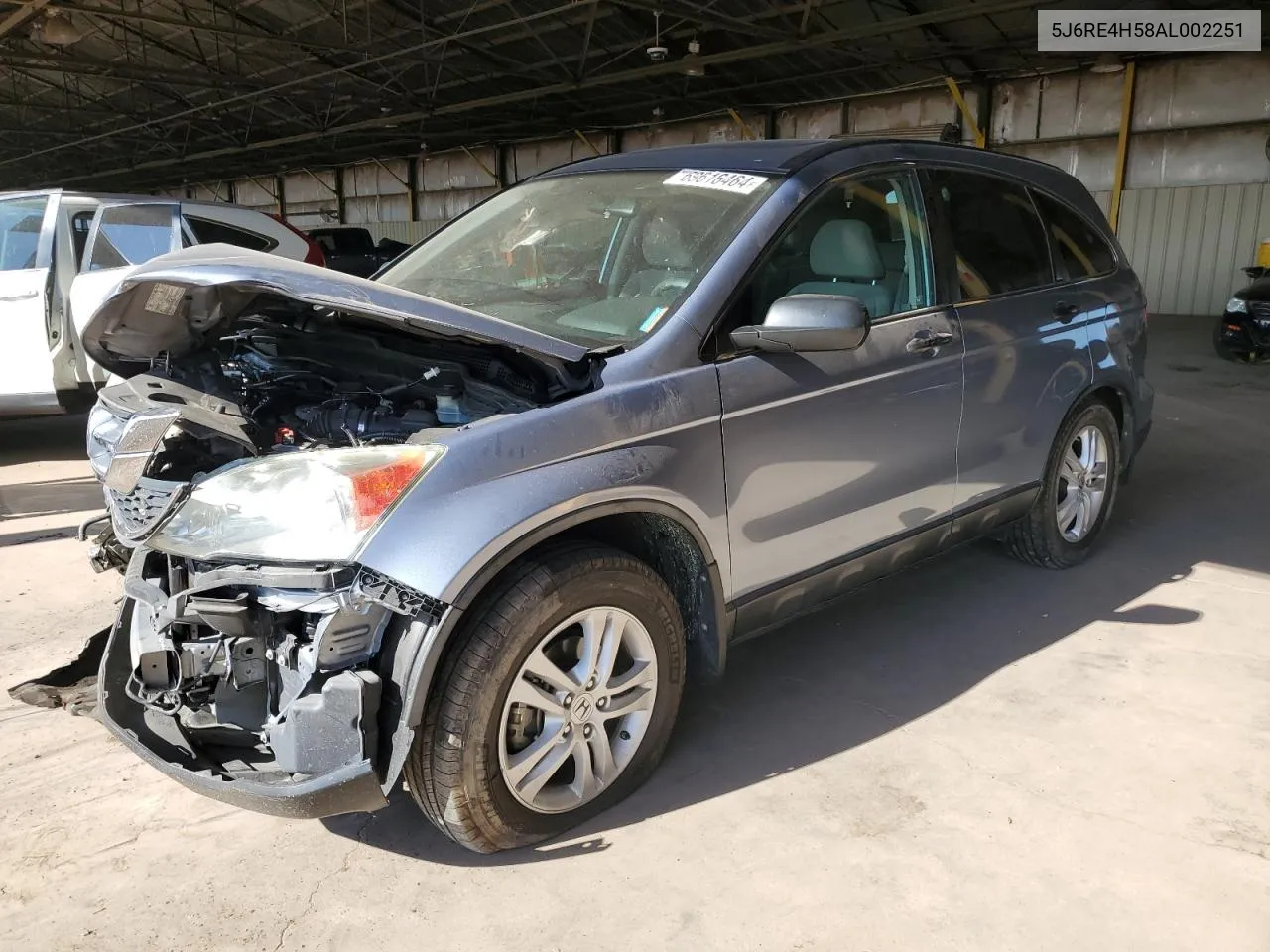 2010 Honda Cr-V Ex VIN: 5J6RE4H58AL002251 Lot: 69616464