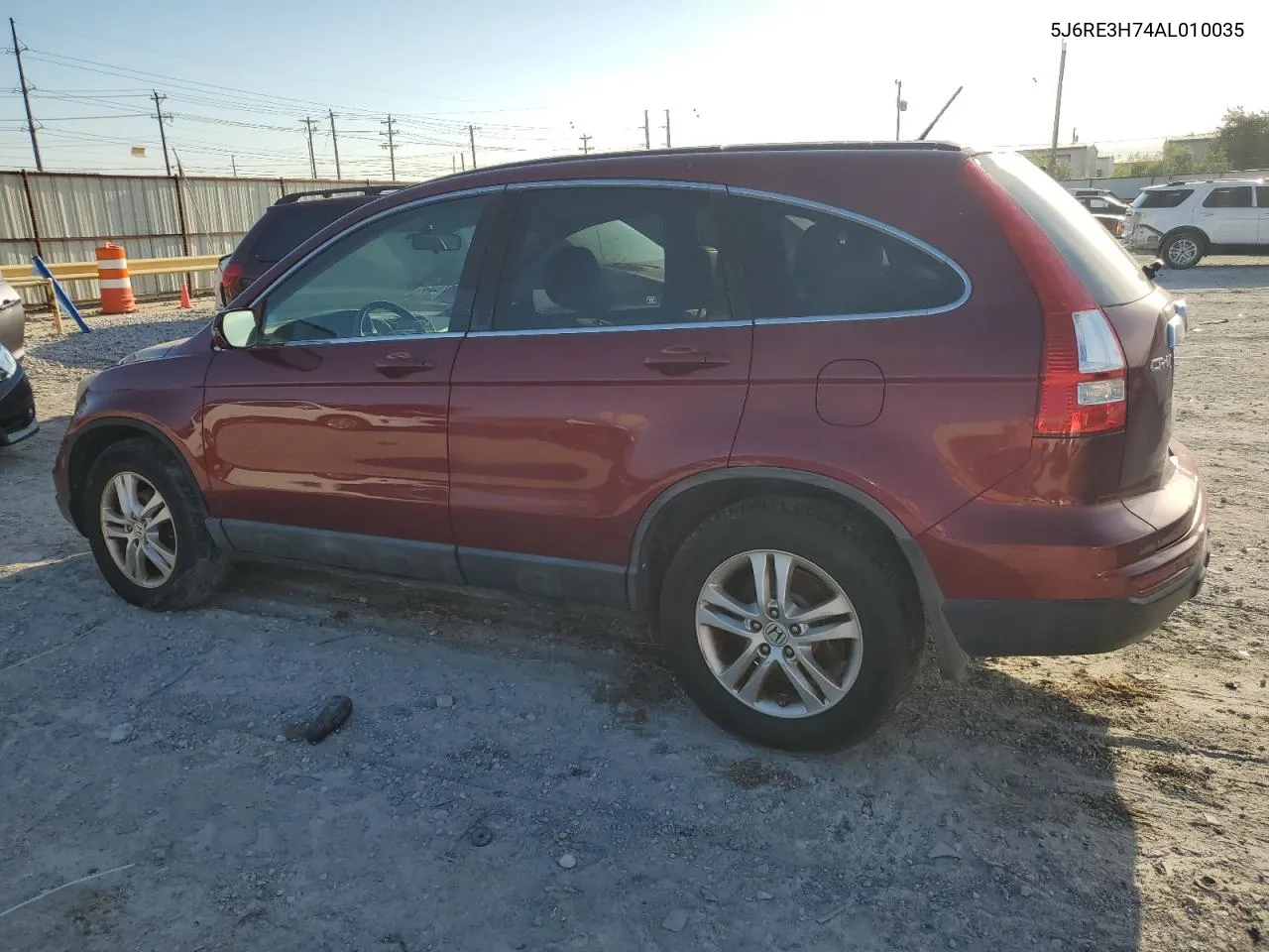 2010 Honda Cr-V Exl VIN: 5J6RE3H74AL010035 Lot: 70572514