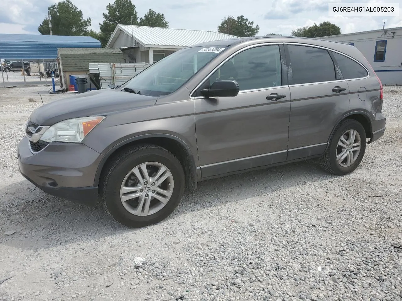 2010 Honda Cr-V Ex VIN: 5J6RE4H51AL005203 Lot: 70751094