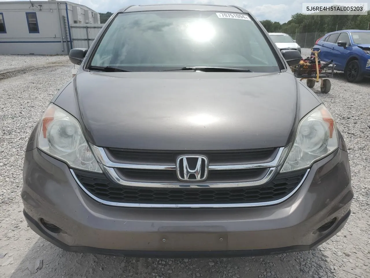 2010 Honda Cr-V Ex VIN: 5J6RE4H51AL005203 Lot: 70751094