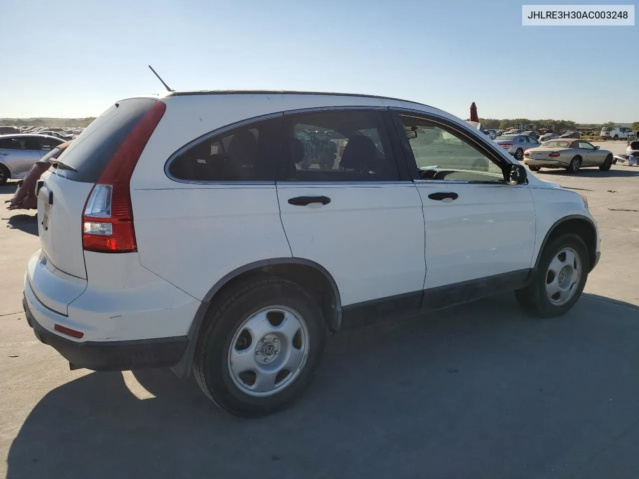 2010 Honda Cr-V Lx VIN: JHLRE3H30AC003248 Lot: 70882924