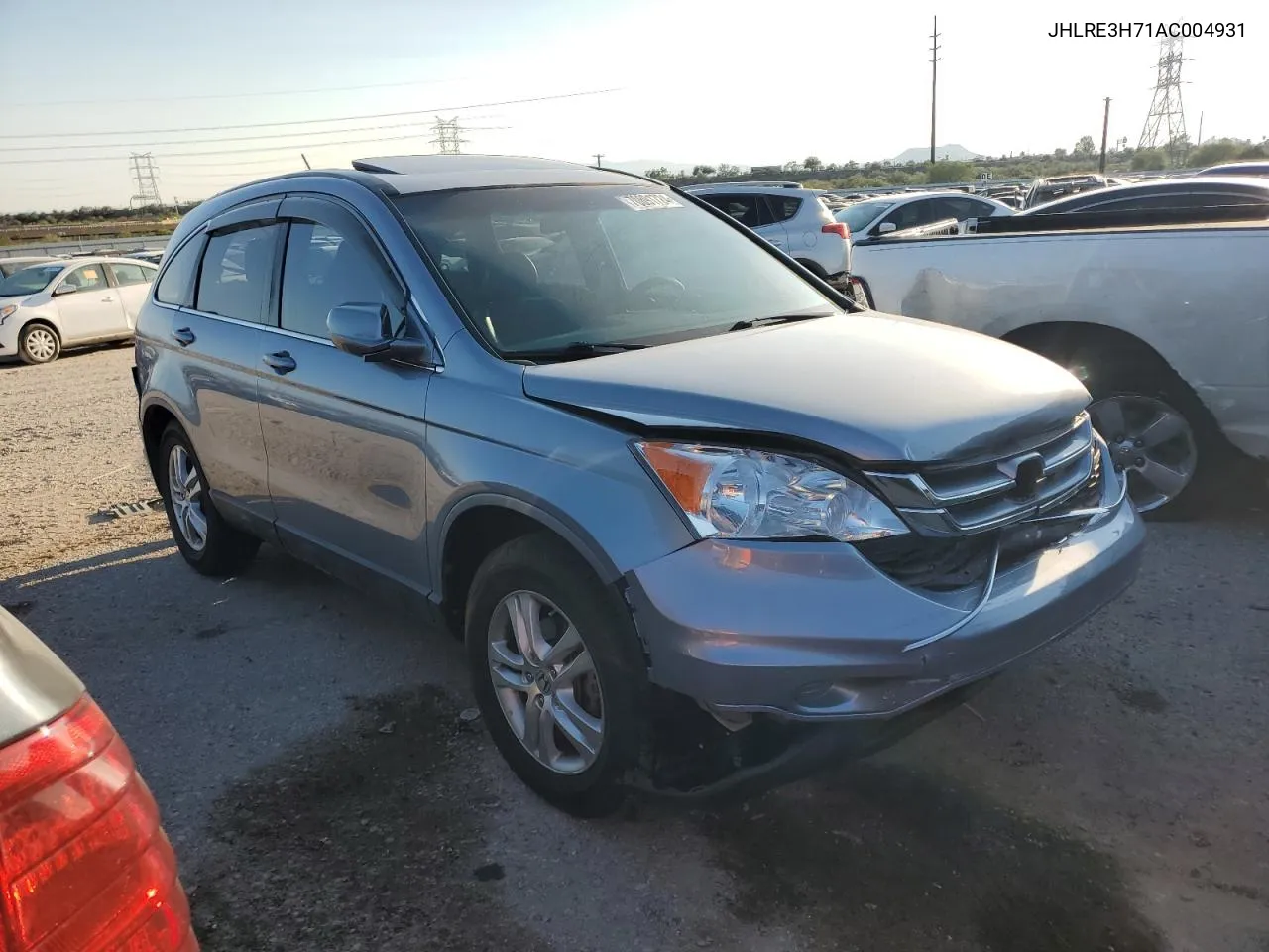 JHLRE3H71AC004931 2010 Honda Cr-V Exl