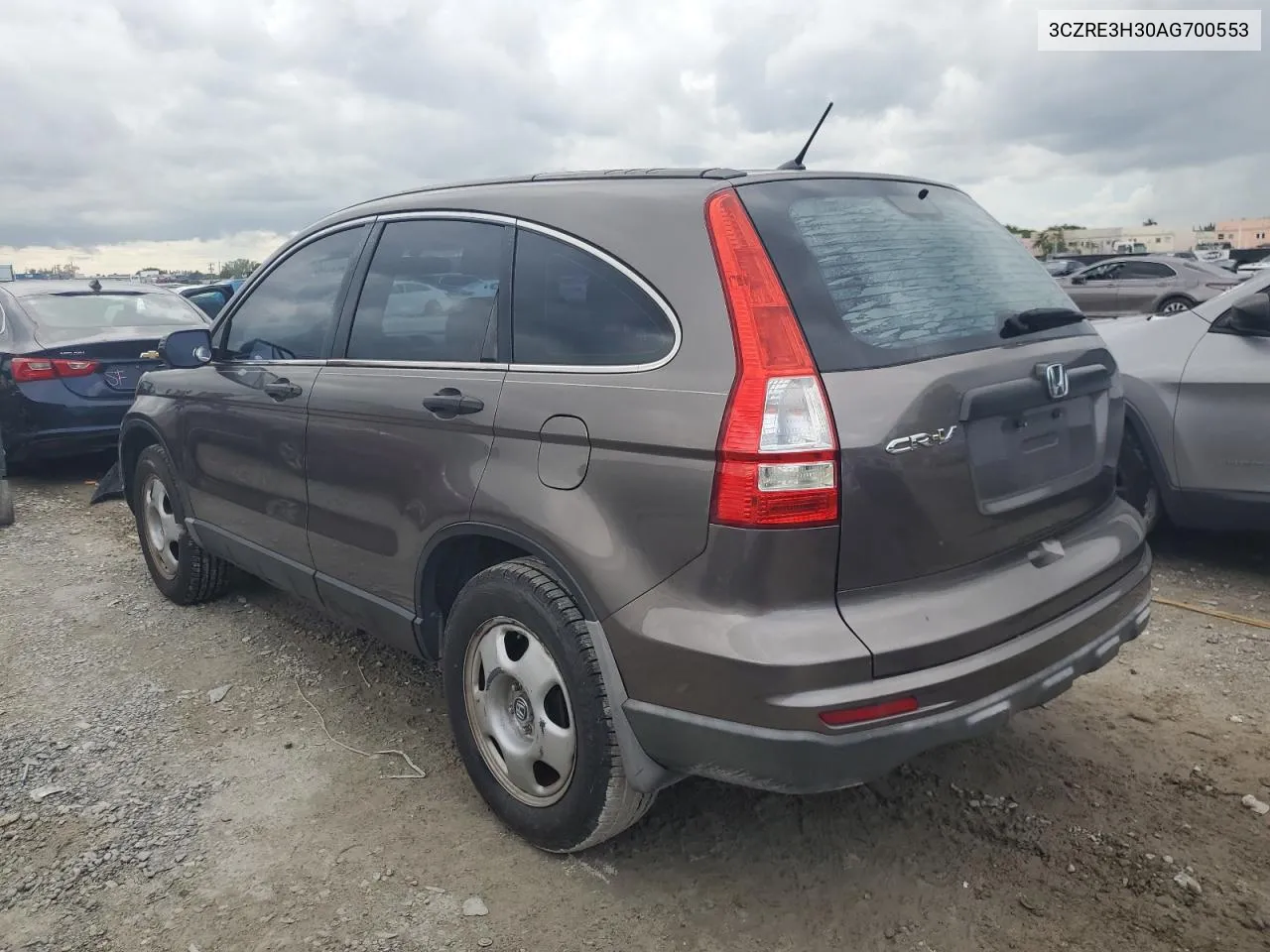 2010 Honda Cr-V Lx VIN: 3CZRE3H30AG700553 Lot: 71024994