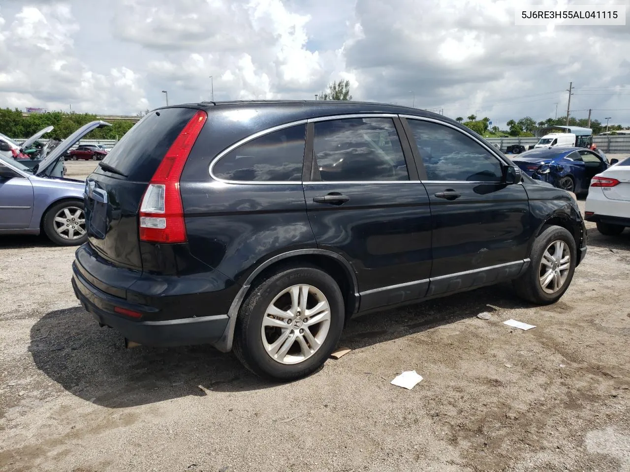 2010 Honda Cr-V Ex VIN: 5J6RE3H55AL041115 Lot: 71383414