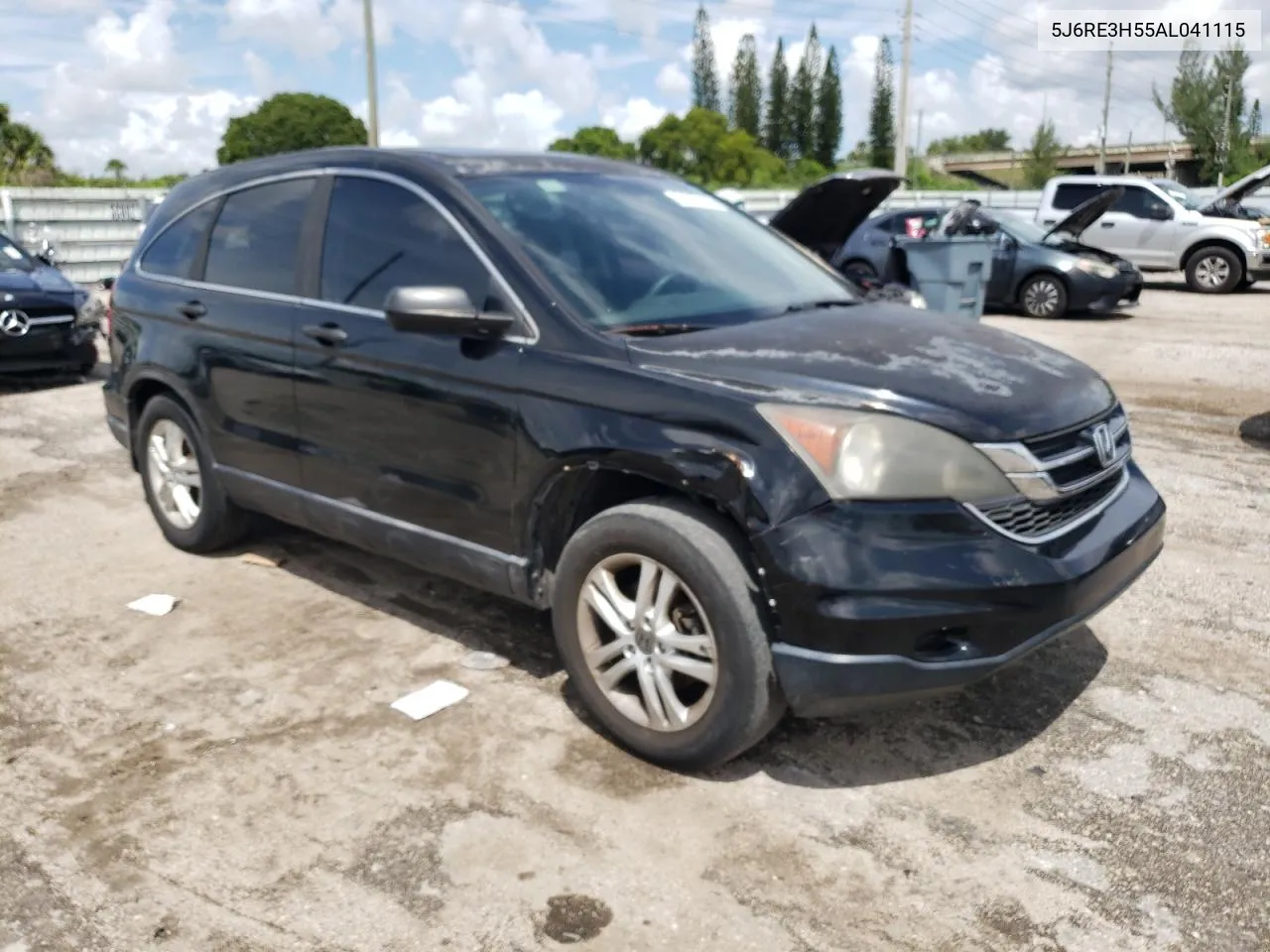 2010 Honda Cr-V Ex VIN: 5J6RE3H55AL041115 Lot: 71383414