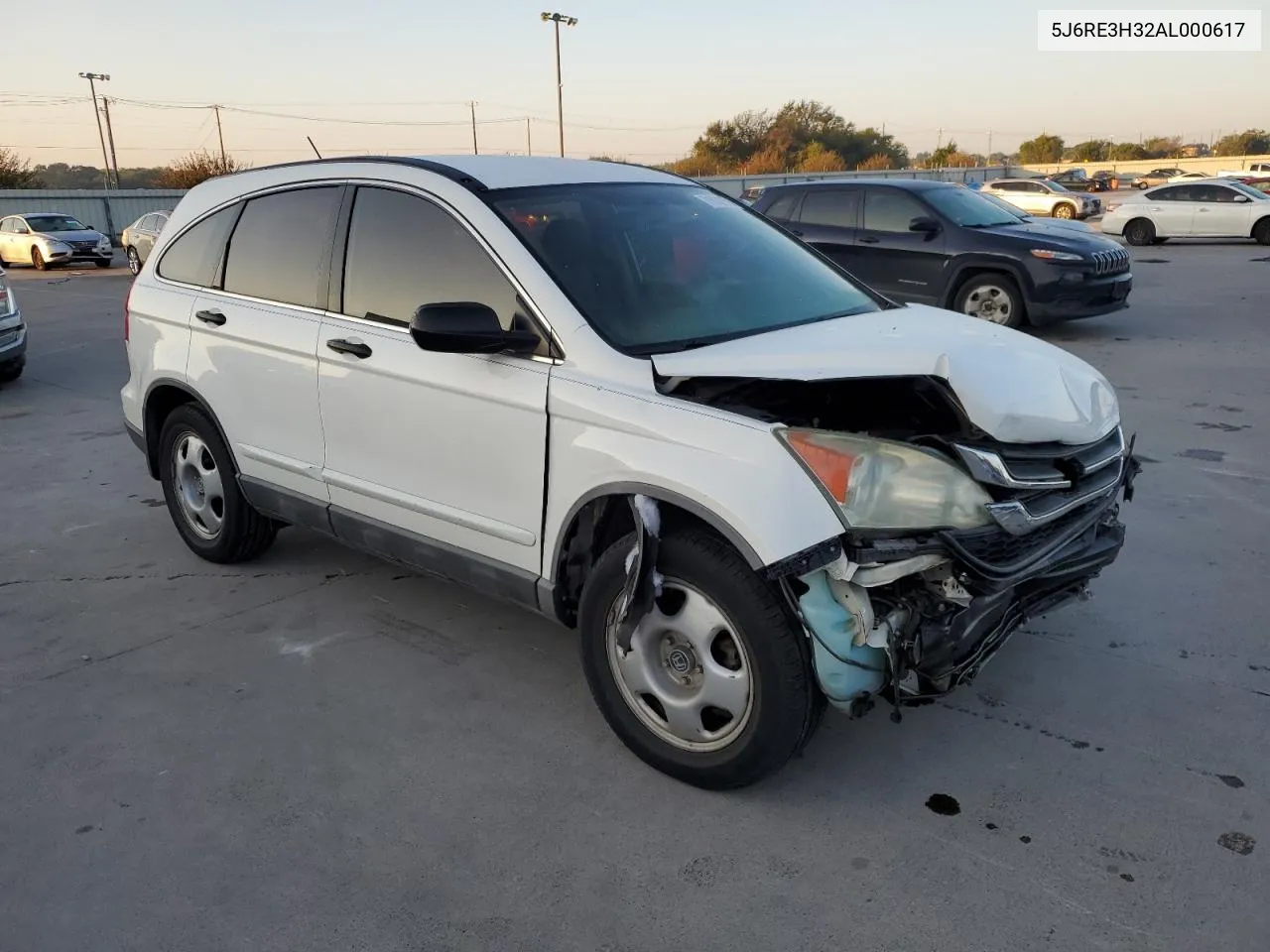 2010 Honda Cr-V Lx VIN: 5J6RE3H32AL000617 Lot: 71538754