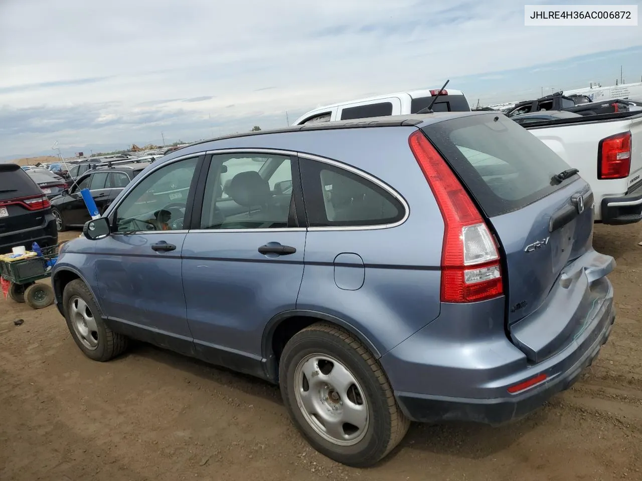 2010 Honda Cr-V Lx VIN: JHLRE4H36AC006872 Lot: 71639564