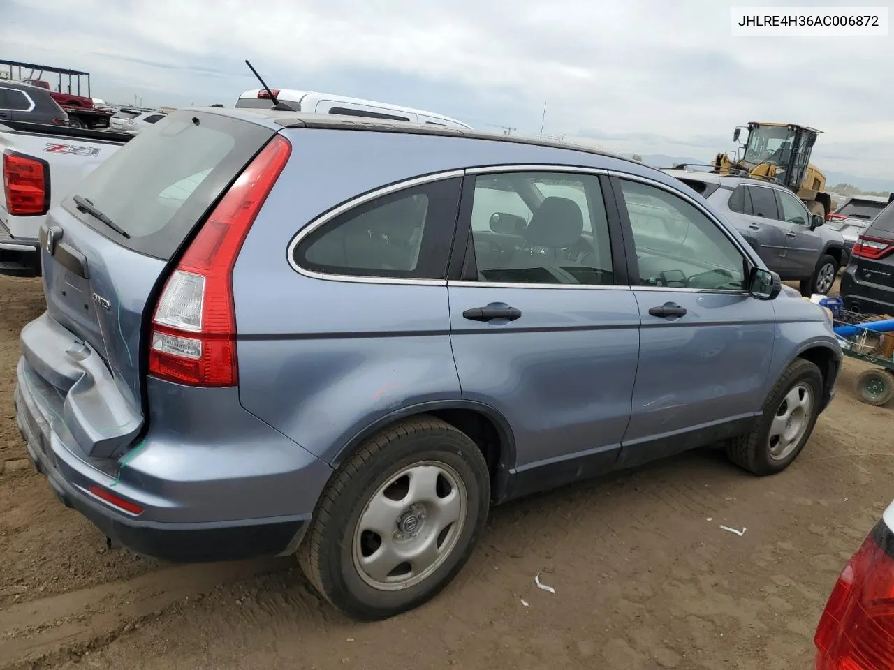 2010 Honda Cr-V Lx VIN: JHLRE4H36AC006872 Lot: 71639564