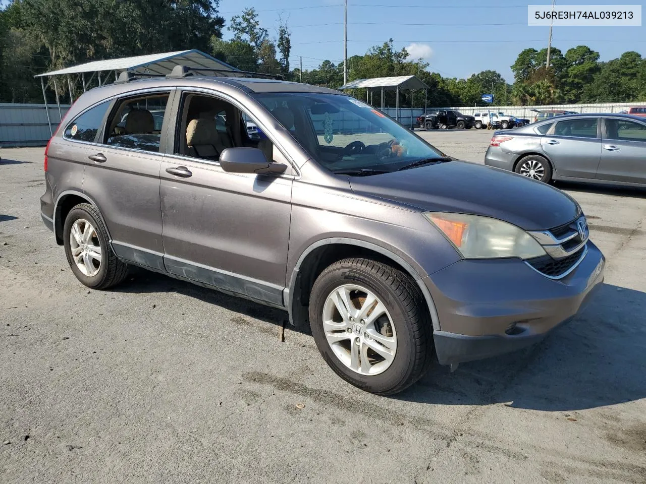 2010 Honda Cr-V Exl VIN: 5J6RE3H74AL039213 Lot: 71918214