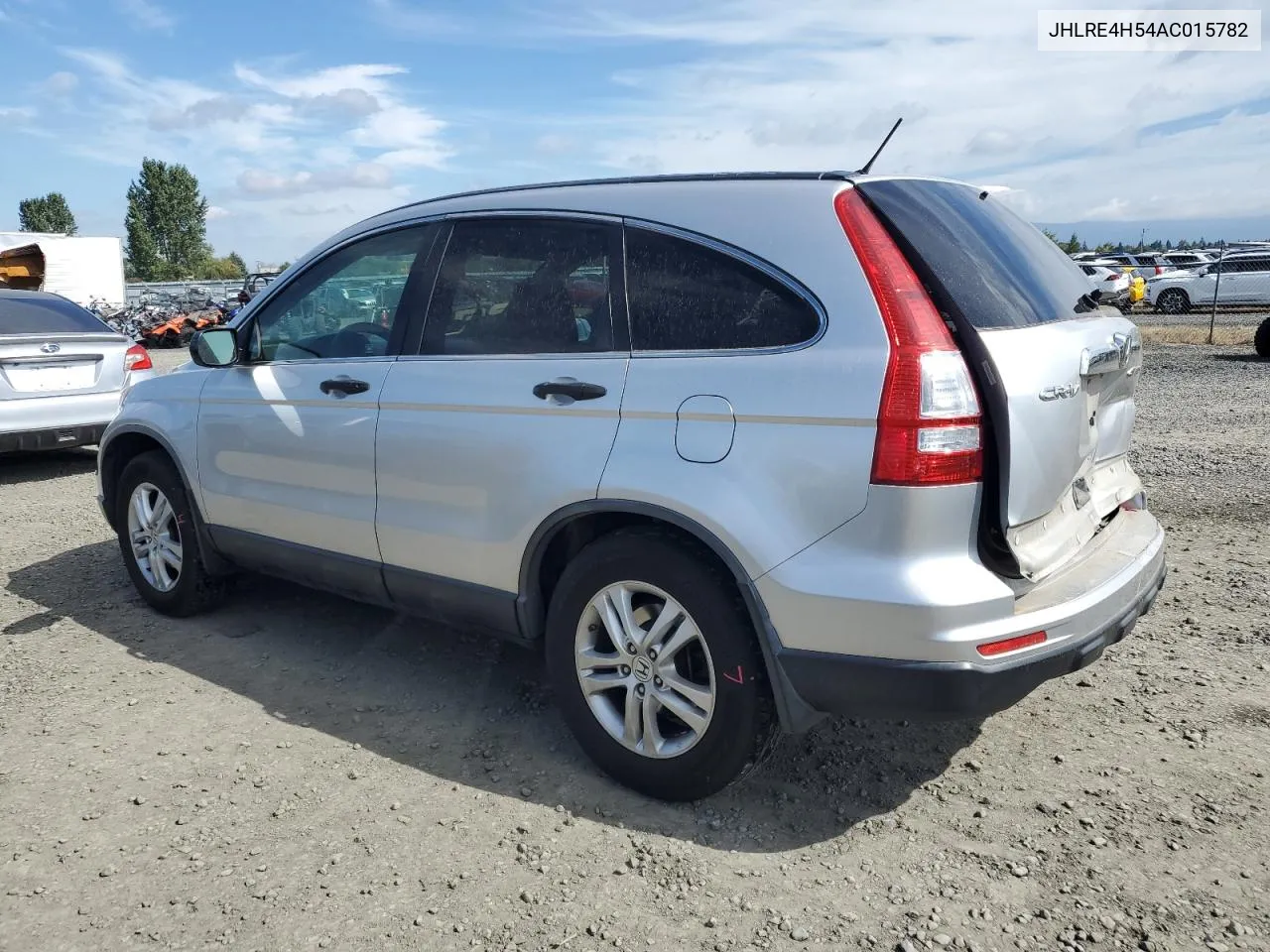 2010 Honda Cr-V Ex VIN: JHLRE4H54AC015782 Lot: 72024984