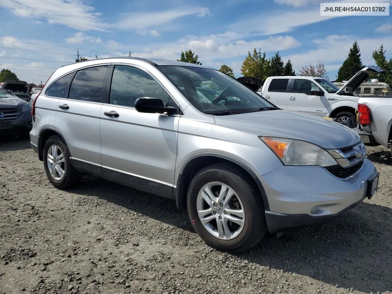 2010 Honda Cr-V Ex VIN: JHLRE4H54AC015782 Lot: 72024984