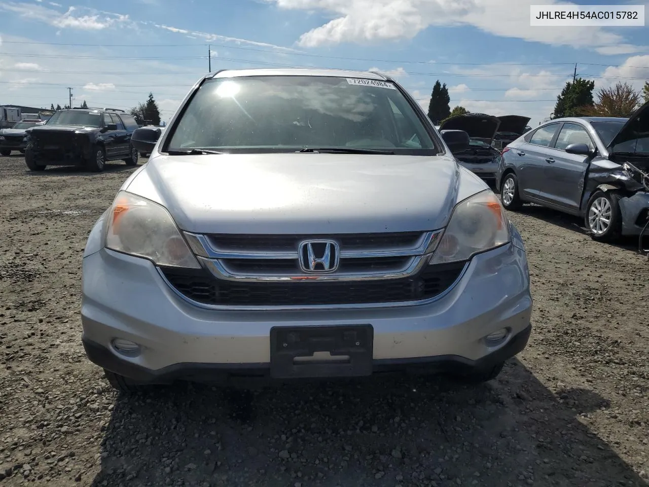 JHLRE4H54AC015782 2010 Honda Cr-V Ex