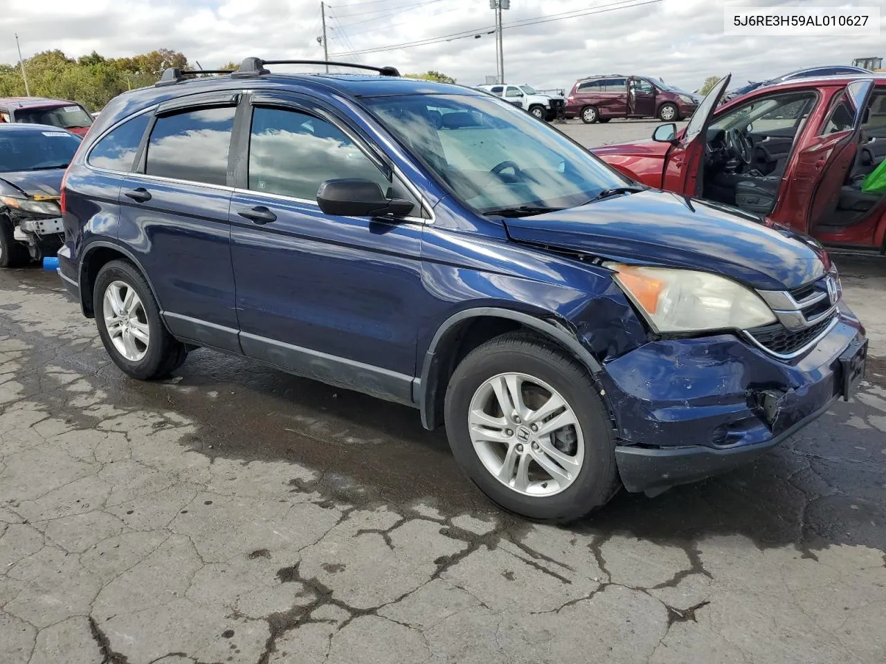 2010 Honda Cr-V Ex VIN: 5J6RE3H59AL010627 Lot: 72171064