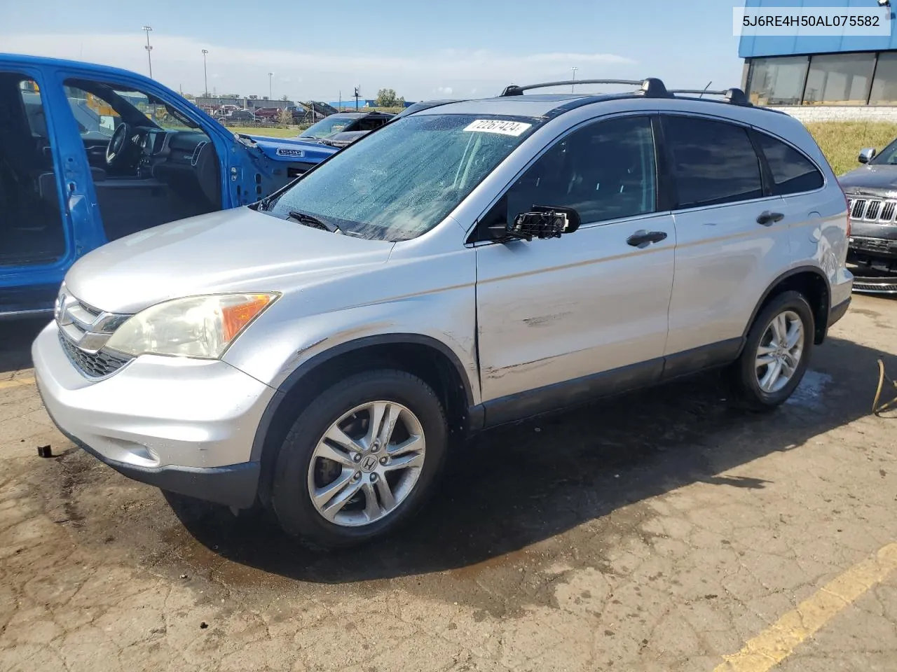 2010 Honda Cr-V Ex VIN: 5J6RE4H50AL075582 Lot: 72267424