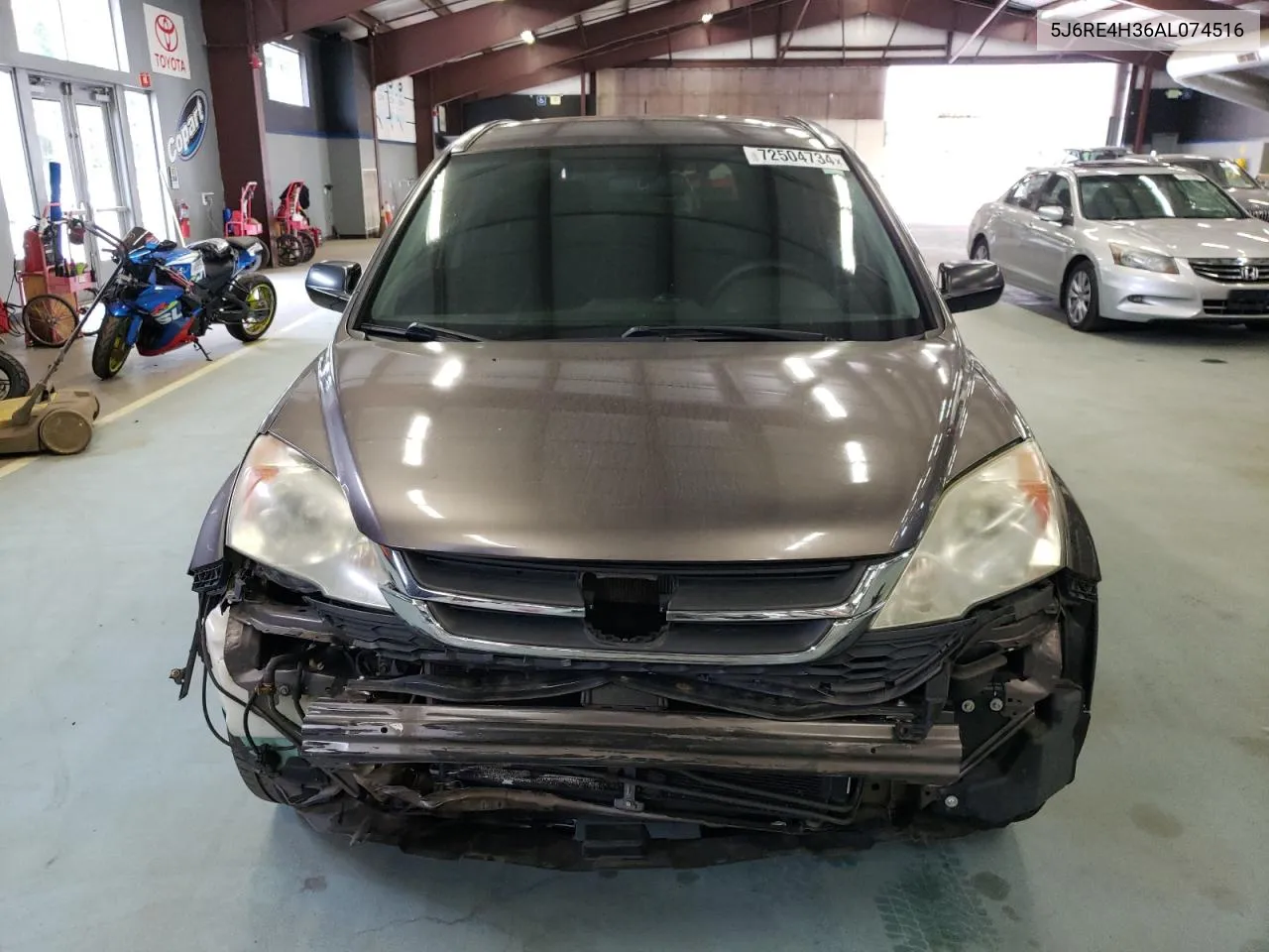 2010 Honda Cr-V Lx VIN: 5J6RE4H36AL074516 Lot: 72504734