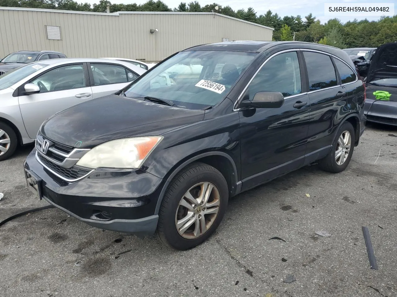 2010 Honda Cr-V Ex VIN: 5J6RE4H59AL049482 Lot: 72556194