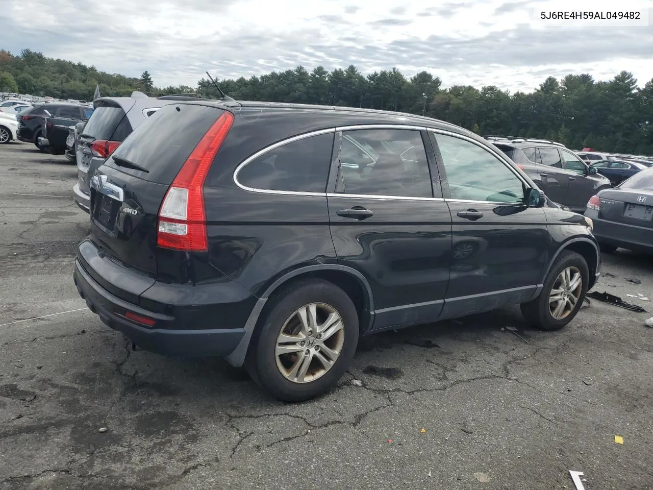 2010 Honda Cr-V Ex VIN: 5J6RE4H59AL049482 Lot: 72556194